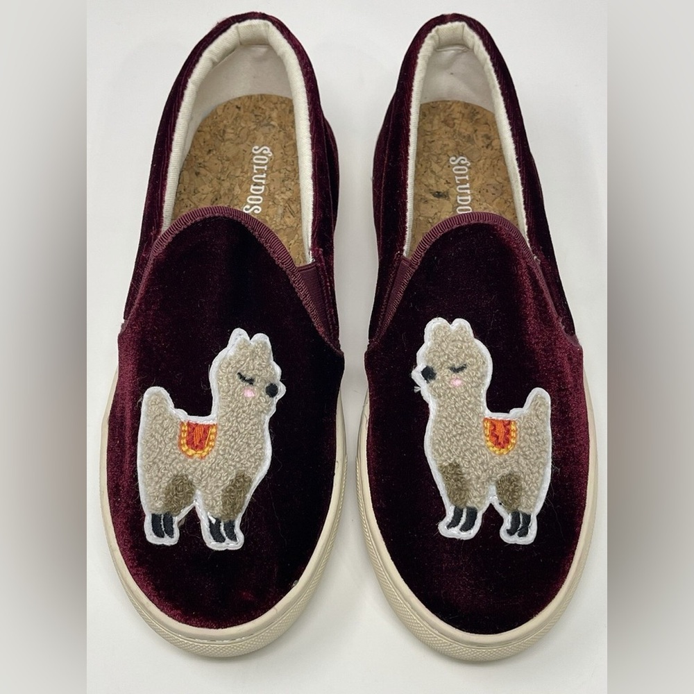 Soludos Velvet Llama Sneaker